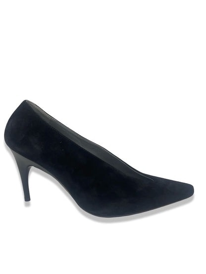 Balenciaga Black Suede 'Duchesse 90' Pumps. Size: 38