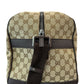 Gucci  Brown Monogram GG Canvas Carryall Keepall Duffle Bag Bag