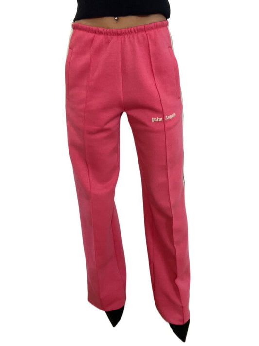 Palm Angels Pink/Butter Bold Loose Suit Pants. Size: S
