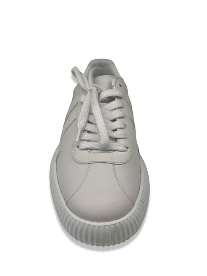Lanvin White Glen Low-Top Calf Leather Sneaker. Size: 37