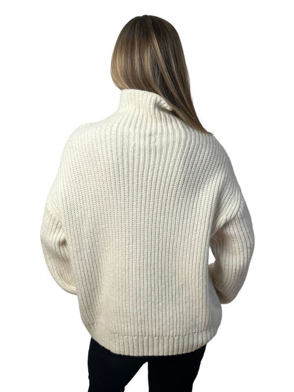 Anine Bing Cream Alpaca/Wool 'Sydney' Knit Sweater. Size: XS