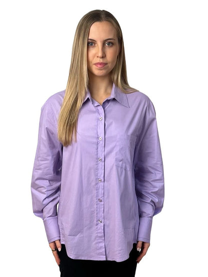 O.P On Parks Purple Cotton Classic Shirt. Size: 8