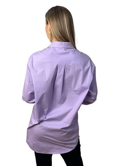 O.P On Parks Purple Cotton Classic Shirt. Size: 8