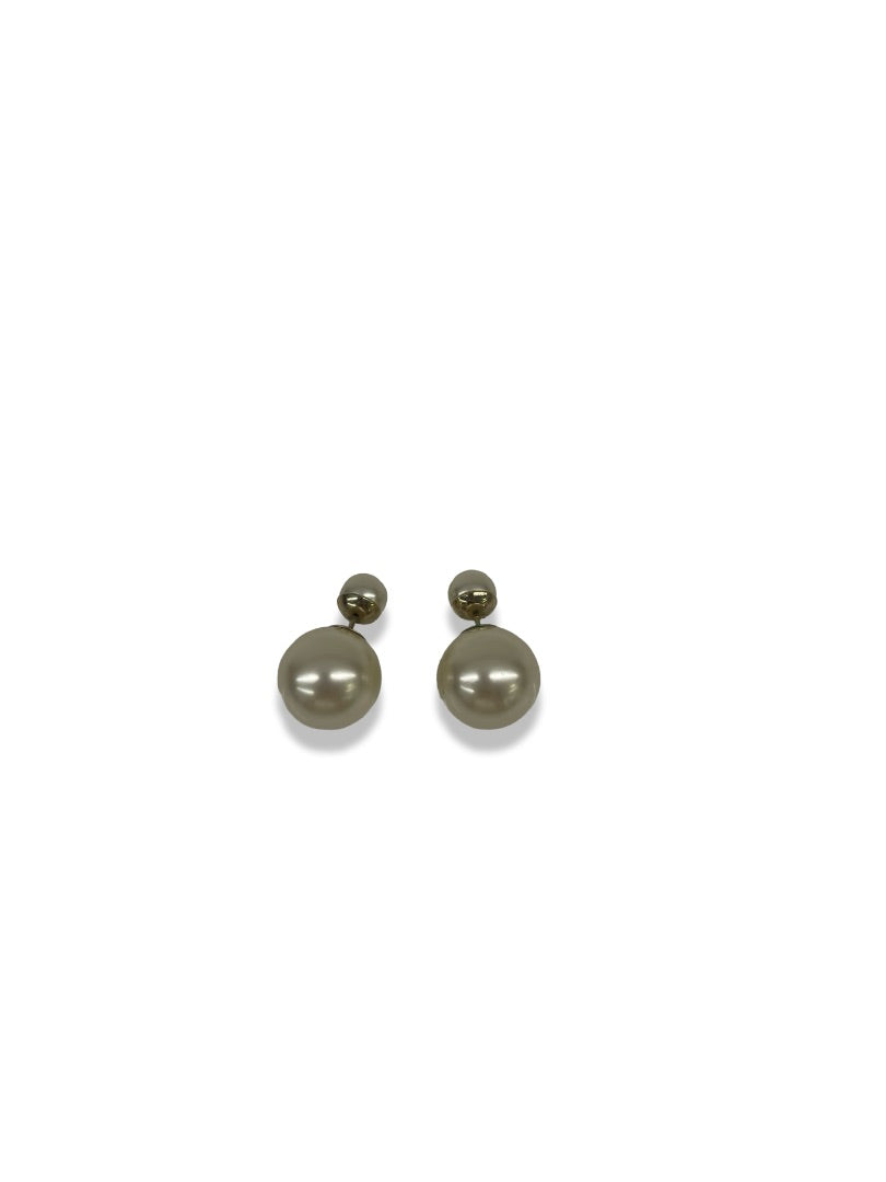 Christian Dior Pearl Tribales Earrings.