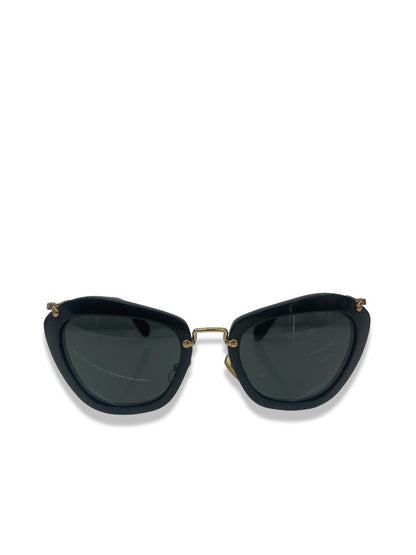 Miu Miu Black Cat Eye Sunglasses.