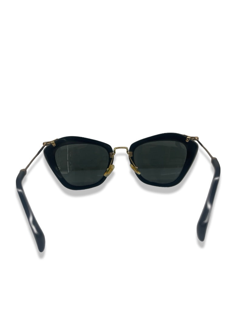 Miu Miu Black Cat Eye Sunglasses.