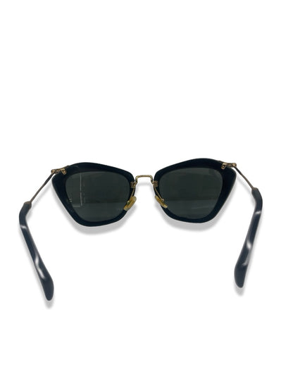 Miu Miu Black Cat Eye Sunglasses.