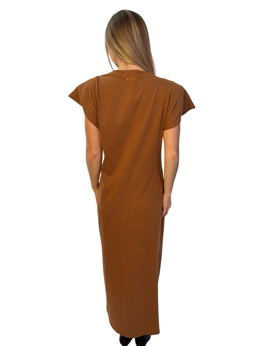 Isabel Marant Caramel Nadela Cotton Dress. Size: 44