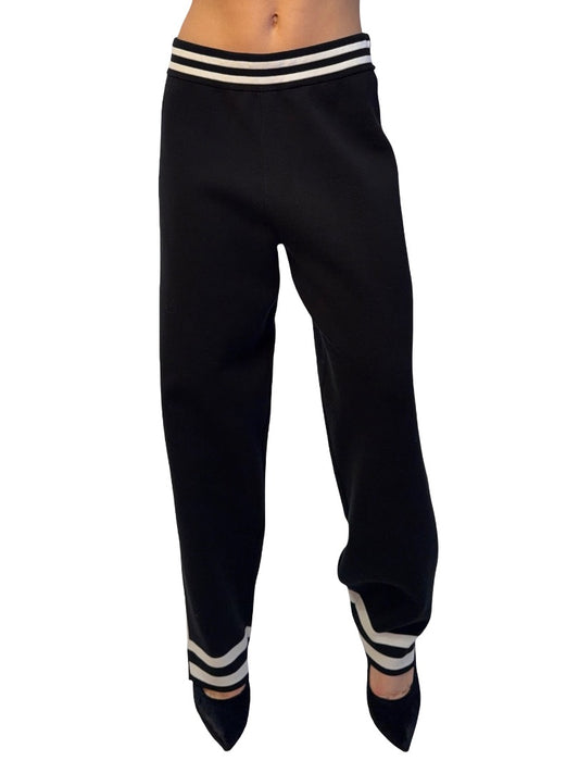 Nagnata Black / White Organic Romeo Track Pant. Size: L