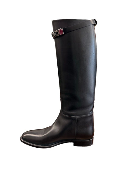 Hermes Black Jumping Boots. Size: 38.5