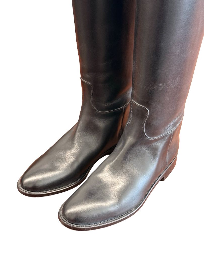 Hermes Black Jumping Boots. Size: 38.5