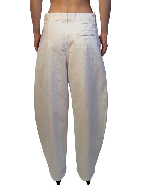 Scanlan Theodore White Barrel Leg Jean. Size: 30