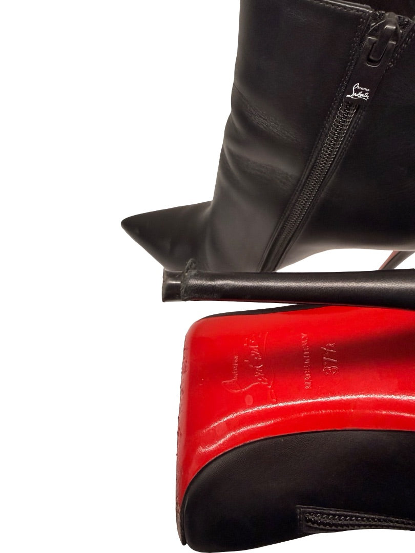 Christian Louboutin Black So Kate Bootie 100mm. Size: 37.5