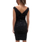 Dolce & Gabbana Black Dress With Sequins. Size: 38