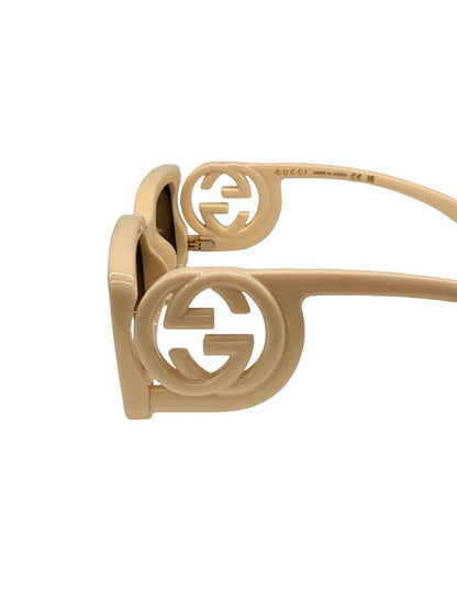Gucci Ivory 'GG1325S' Interlocking GG Sunglasses.