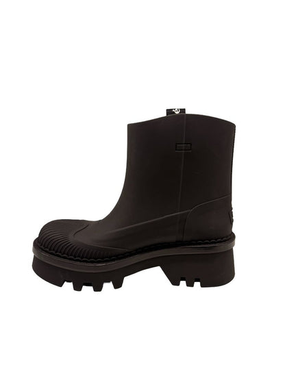 Chloe Black Rubber 'Raina' Rain Boots. Size: 40
