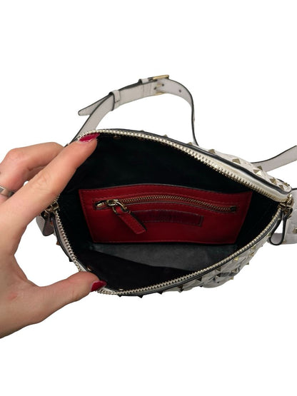 Valentino Garavani Rockstud 'Spike' White Bumbag.