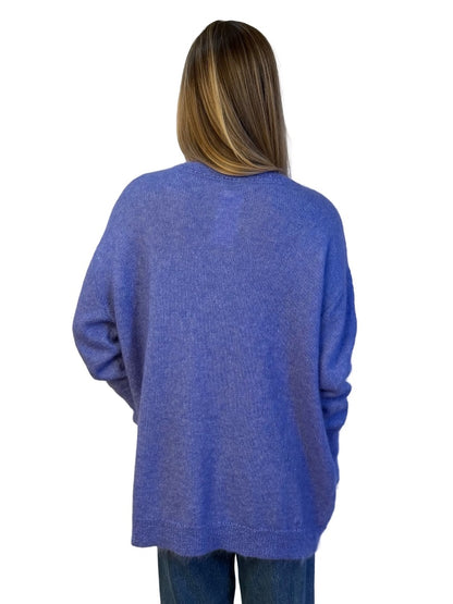 Scanlan Theodore Blue Mohair Blend Sweater. Size: All