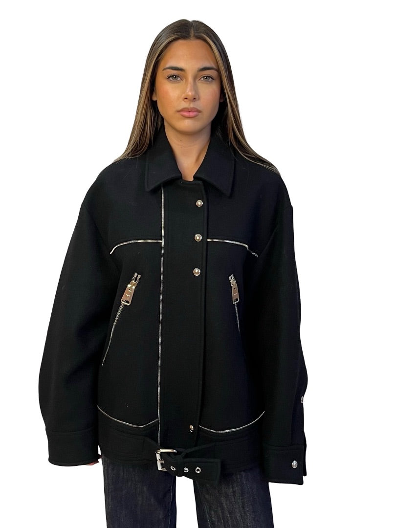Khaite Black 'Herman' Wool Jacket. Size: XS