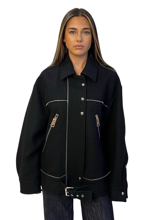 Khaite Black 'Herman' Wool Jacket. Size: XS