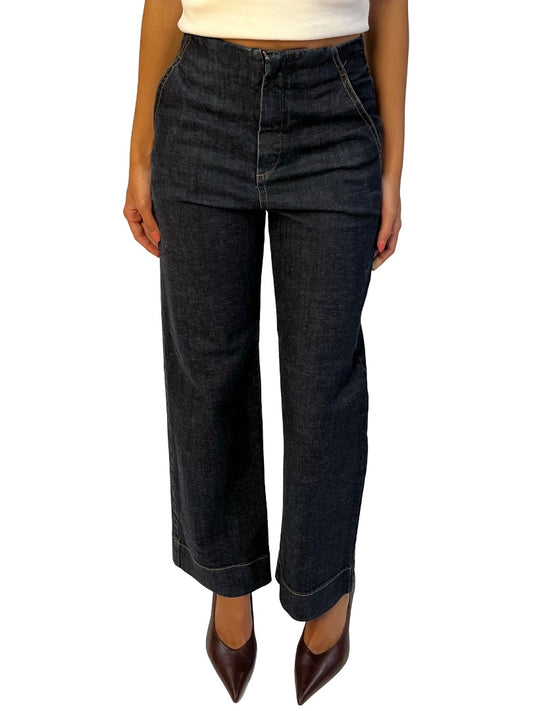 Scanlan Theodore Indigo Cropped Denim Jean. Size: 6