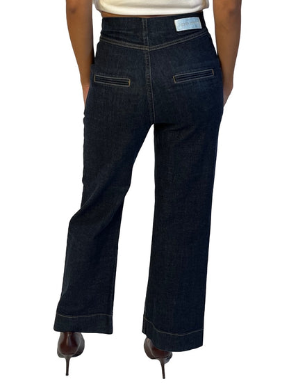 Scanlan Theodore Indigo Cropped Denim Jean. Size: 6