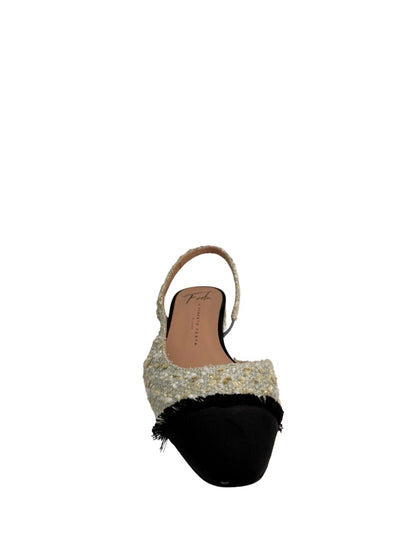 Roberto Festa Sage 'Acanto' Tweed Slingback Cap Toe Pumps. Size: 38