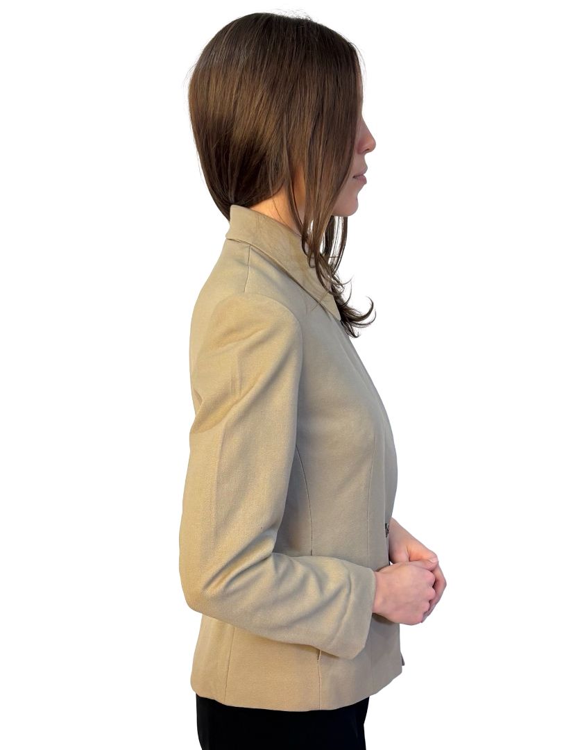 Carla Zampatti Camel Coach Jacket. Size: 6