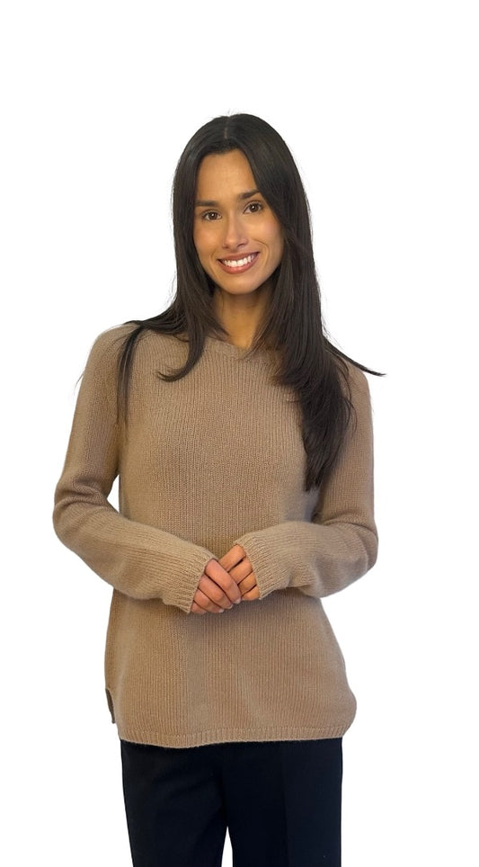 'S MaxMara Brown Cashmere Knit Sweater. Size: M