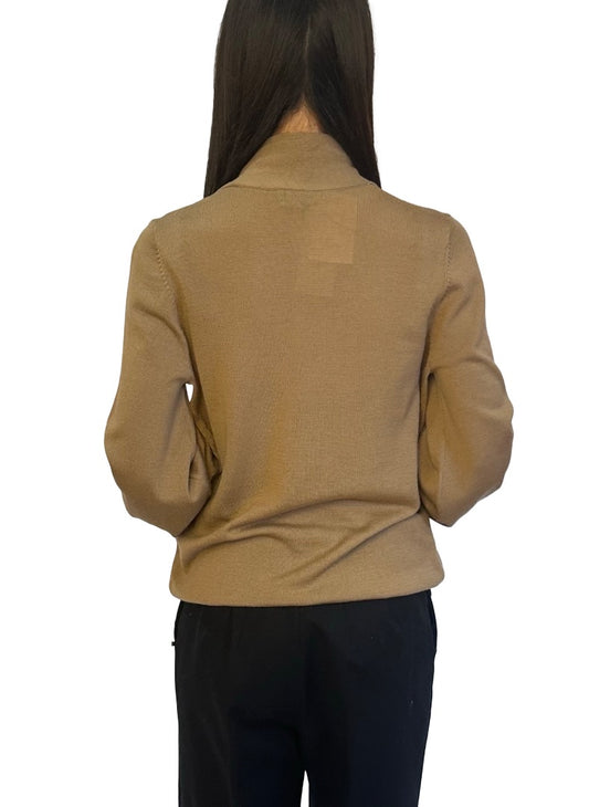 Zimmermann Brown Unbridled Merino Tie Knit. Size: 1