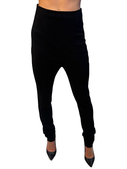 Balmain Black High Waist Pants. Size: 38