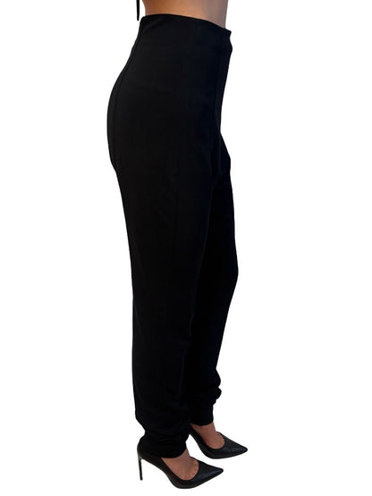 Balmain Black High Waist Pants. Size: 38