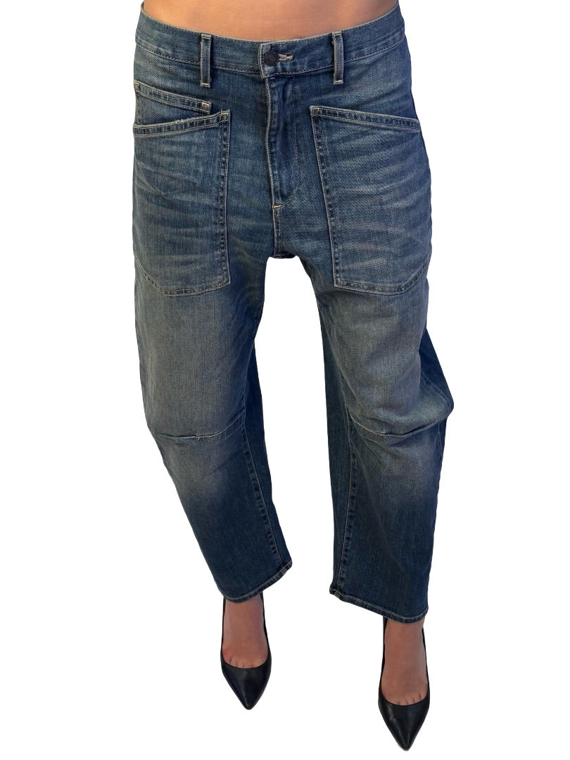 Nili Lotan Vintage Wash Balloon Leg 'Shon' Jean. Size: 25
