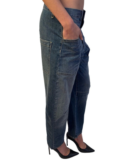 Nili Lotan Vintage Wash Balloon Leg 'Shon' Jean. Size: 25