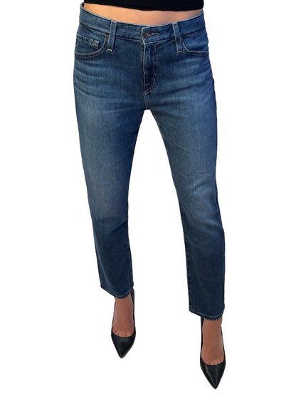 AG Jeans Dark Blue Wash 'Ex Boyfriend' Slouchy Slim Jean. Size: 25