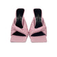 Versace Pink Mule Heels. Size: 38