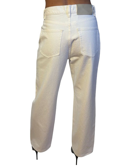 Henne White Wide Leg 'Valentina' Jean. Size: 27