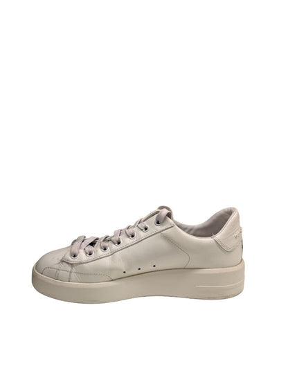 Golden Goose White Low 'Purestar' Sneakers. Size: 38