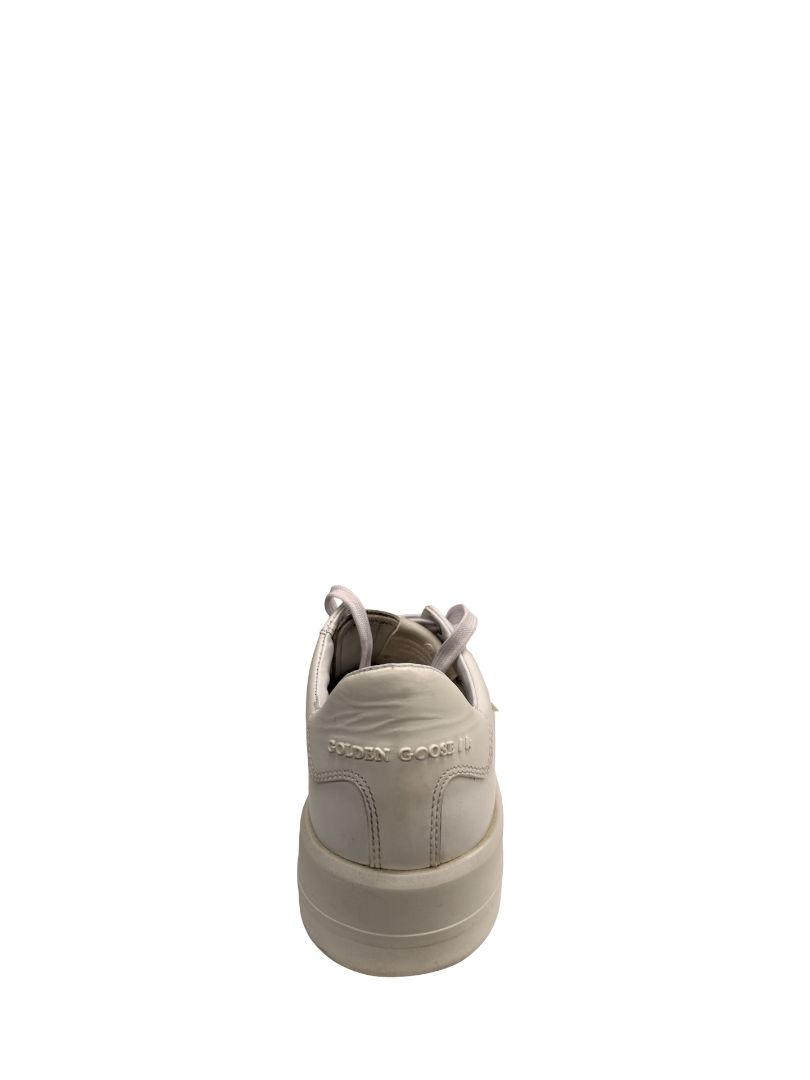 Golden Goose White Low 'Purestar' Sneakers. Size: 38
