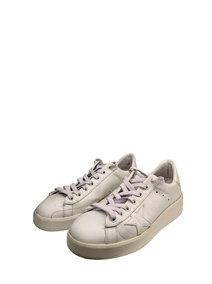 Golden Goose White Low 'Purestar' Sneakers. Size: 38