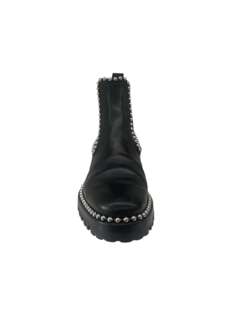 Alexander Wang Black Studded Boots. Size: 36