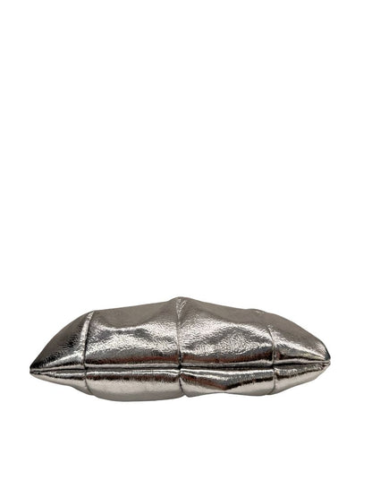 Vivienne Westwood Silver Vegan Crinkle Granny Frame Purse.