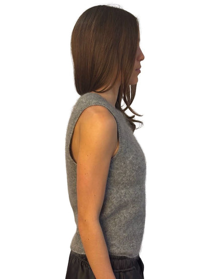Elka Collective Grey Mohair/Wool Tank. Size: 12