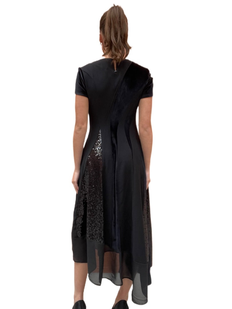 High Tech Black Dress. Size: 40