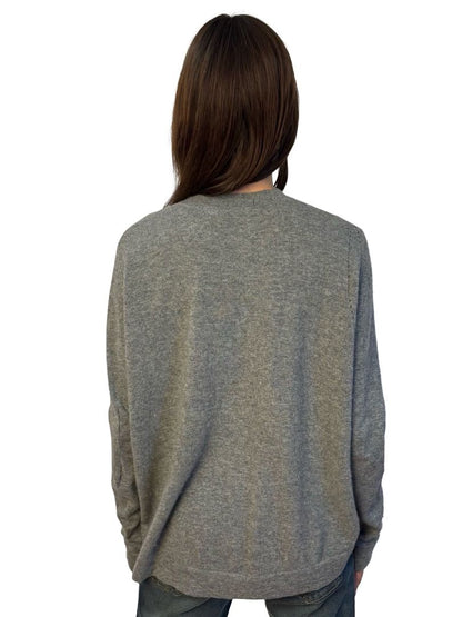 Scanlan Theodore Grey Cashmere Sweater. Size: M-L