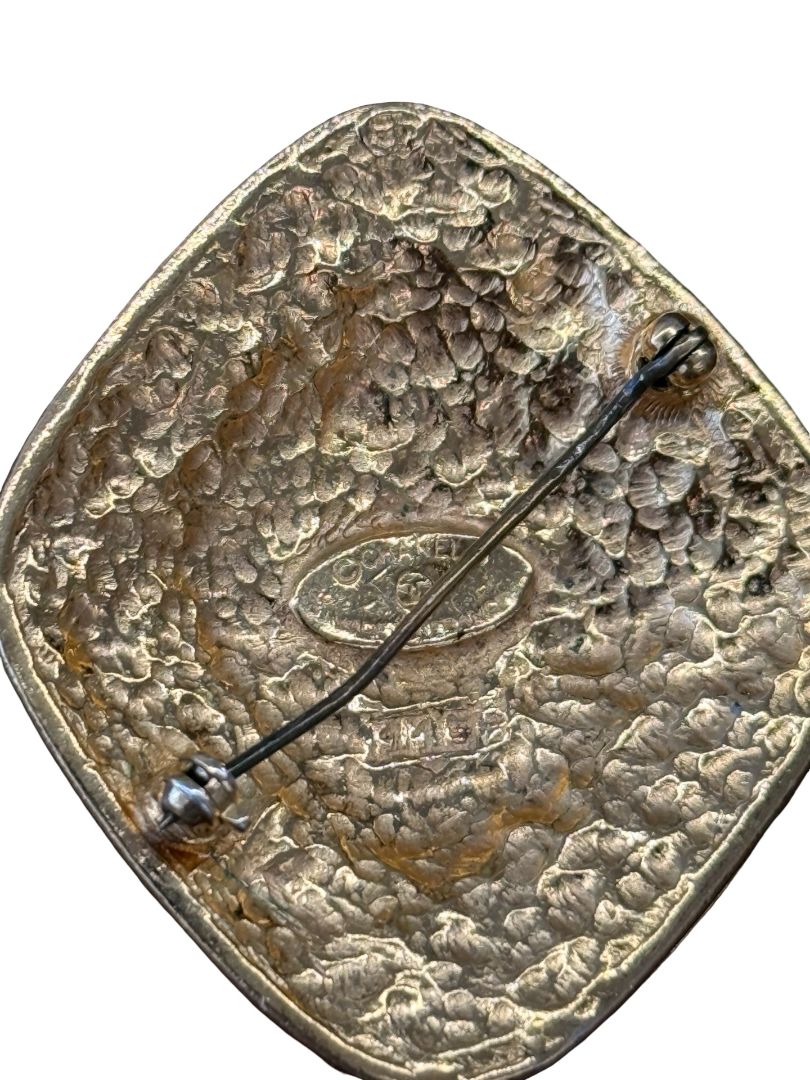 Chanel Gold-toned Brooch.