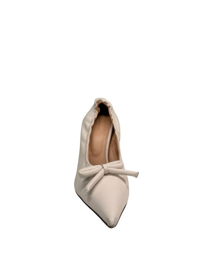 Scanlan Theodore White Puff Bow Pumps. Size: 39