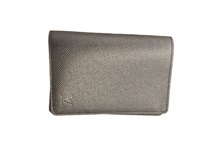 Louis Vuitton Black Taiga Leather Pocket / Passport Organiser.