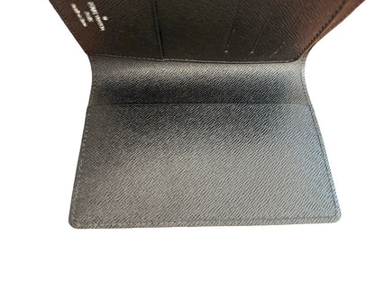 Louis Vuitton Black Taiga Leather Pocket / Passport Organiser.