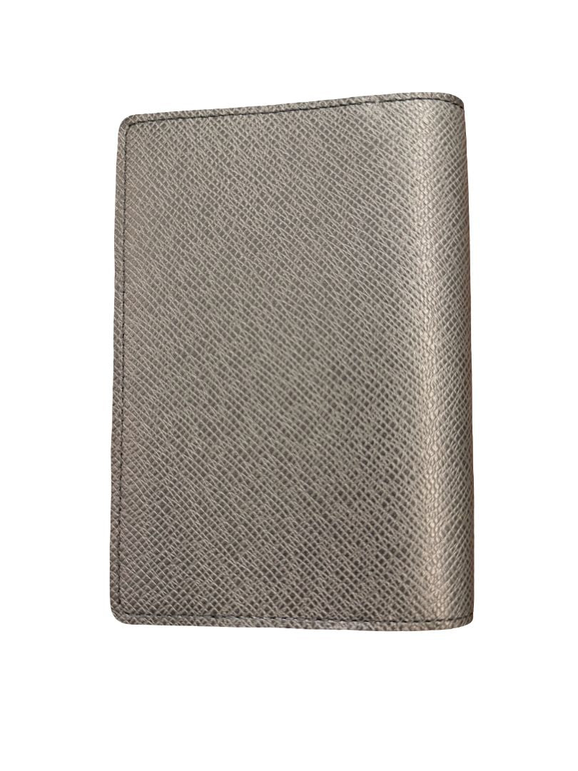 Louis Vuitton Black Taiga Leather Pocket / Passport Organiser.